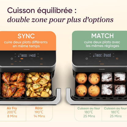 L'Air Fryer COSORI Smart App : 10L de Cuisine Optimale.