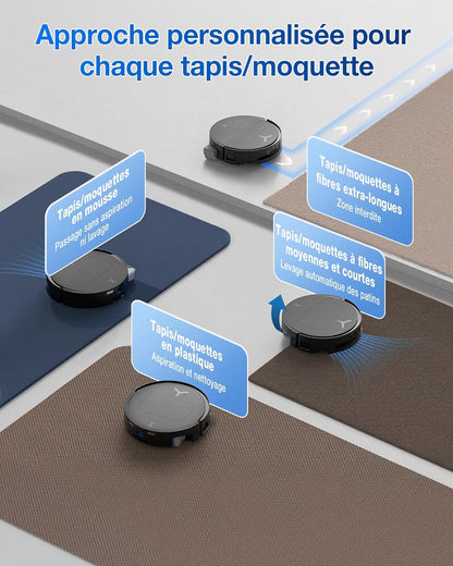 ECOVACS DEEBOT T80 Omni | Robot Aspirateur & Laveur 18 000 Pa