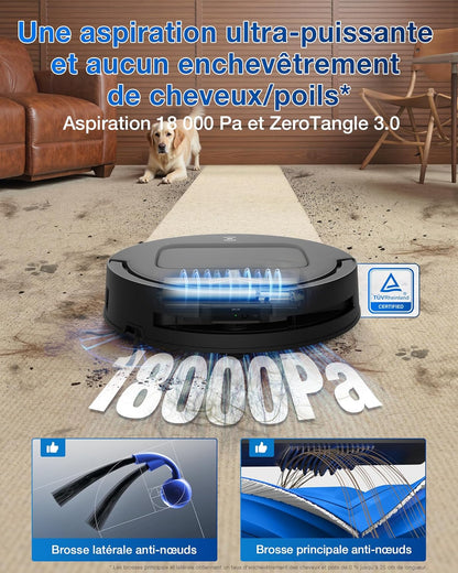 ECOVACS DEEBOT T80 Omni | Robot Aspirateur & Laveur 18 000 Pa